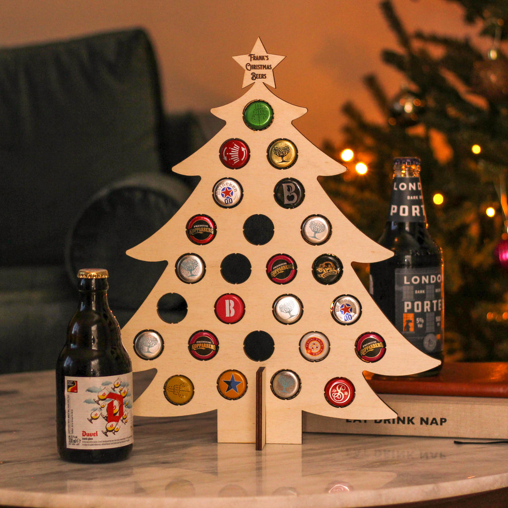 Personalised Christmas Bottle Collector Advent Calendar