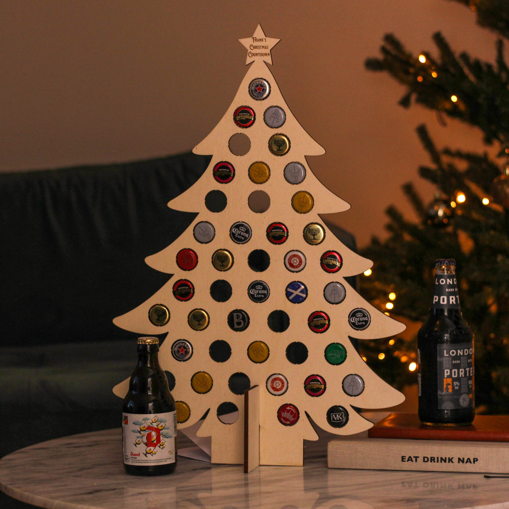 Personalised Christmas Bottle Collector Advent Calendar