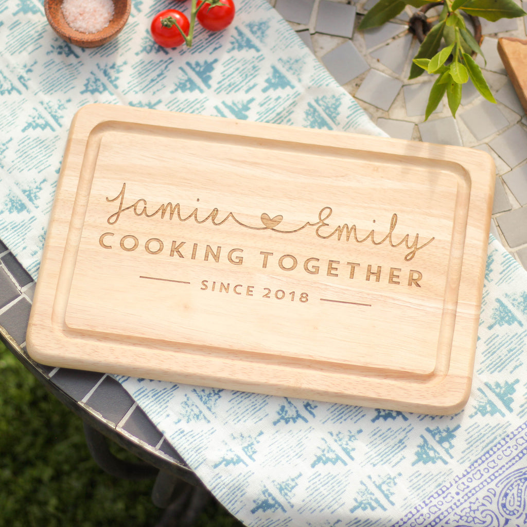 Personalised Cooking Together Chopping Board