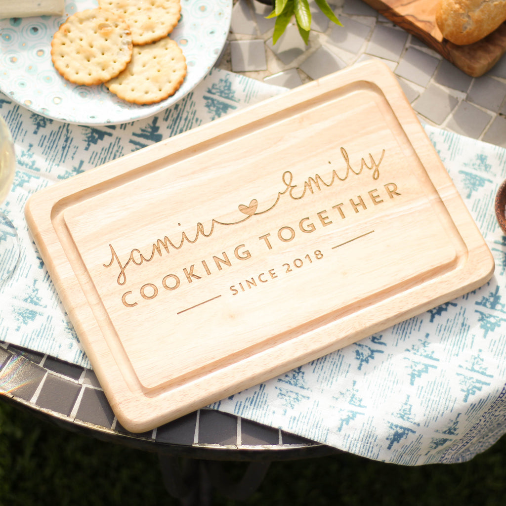 Personalised Cooking Together Chopping Board