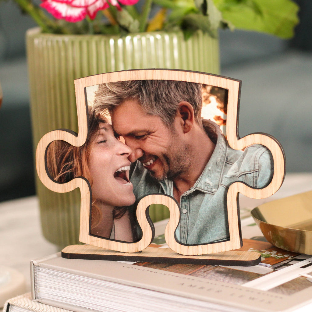 Personalised Jigsaw Picture Frame Wedding Gift