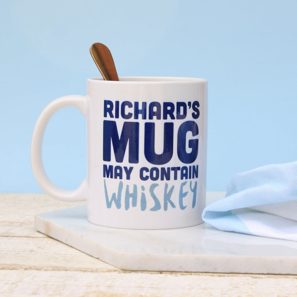 Personalised May Contain Mug