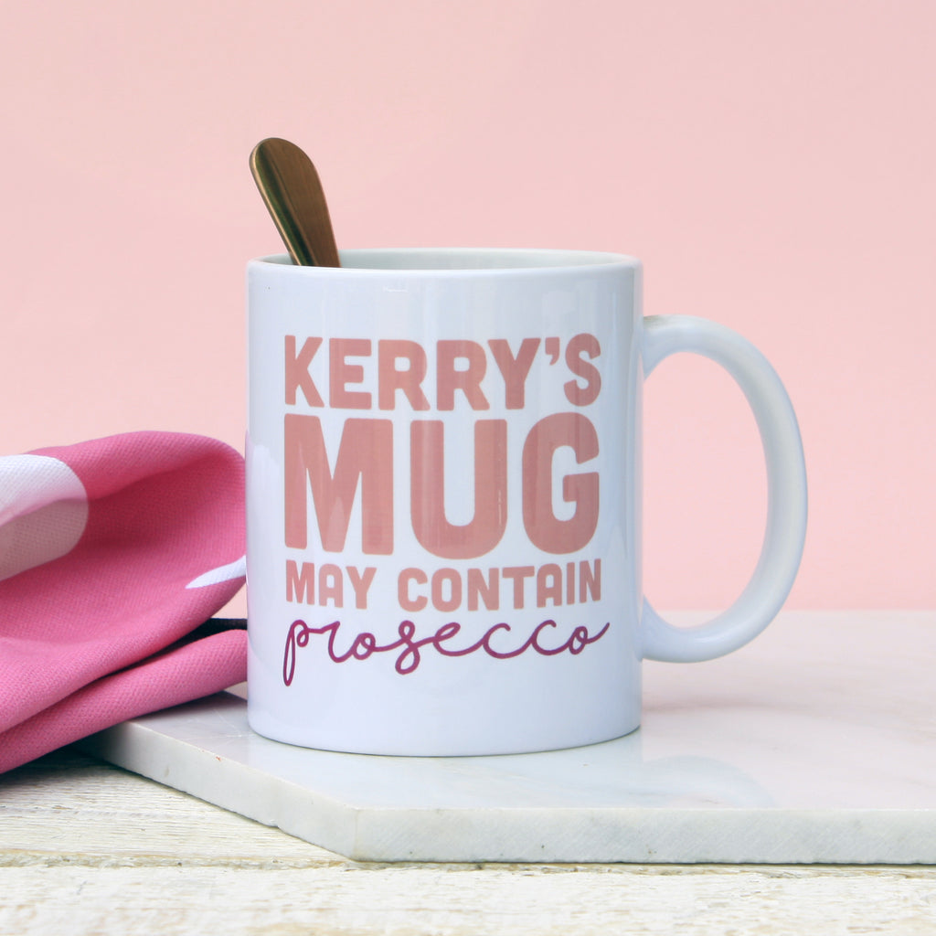 Personalised May Contain Mug