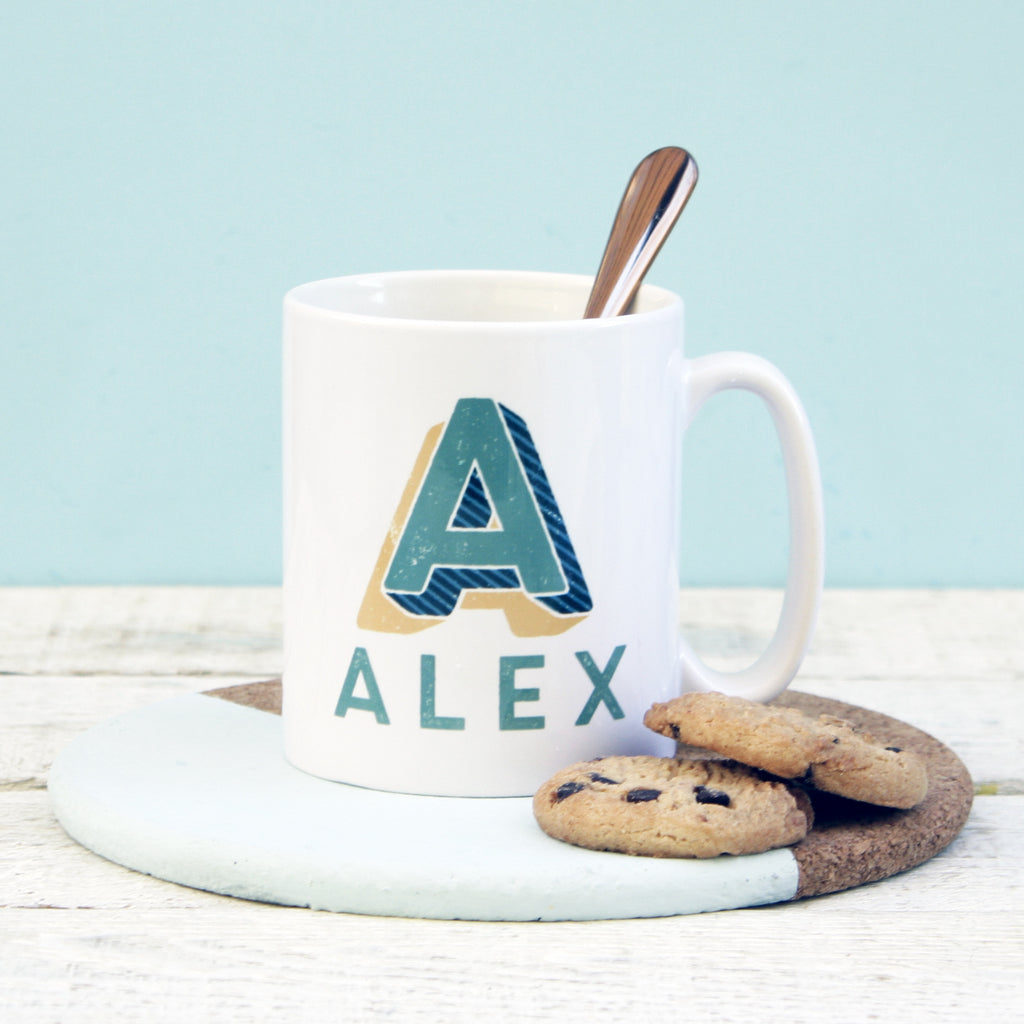 Personalised Carnival Letter Mug