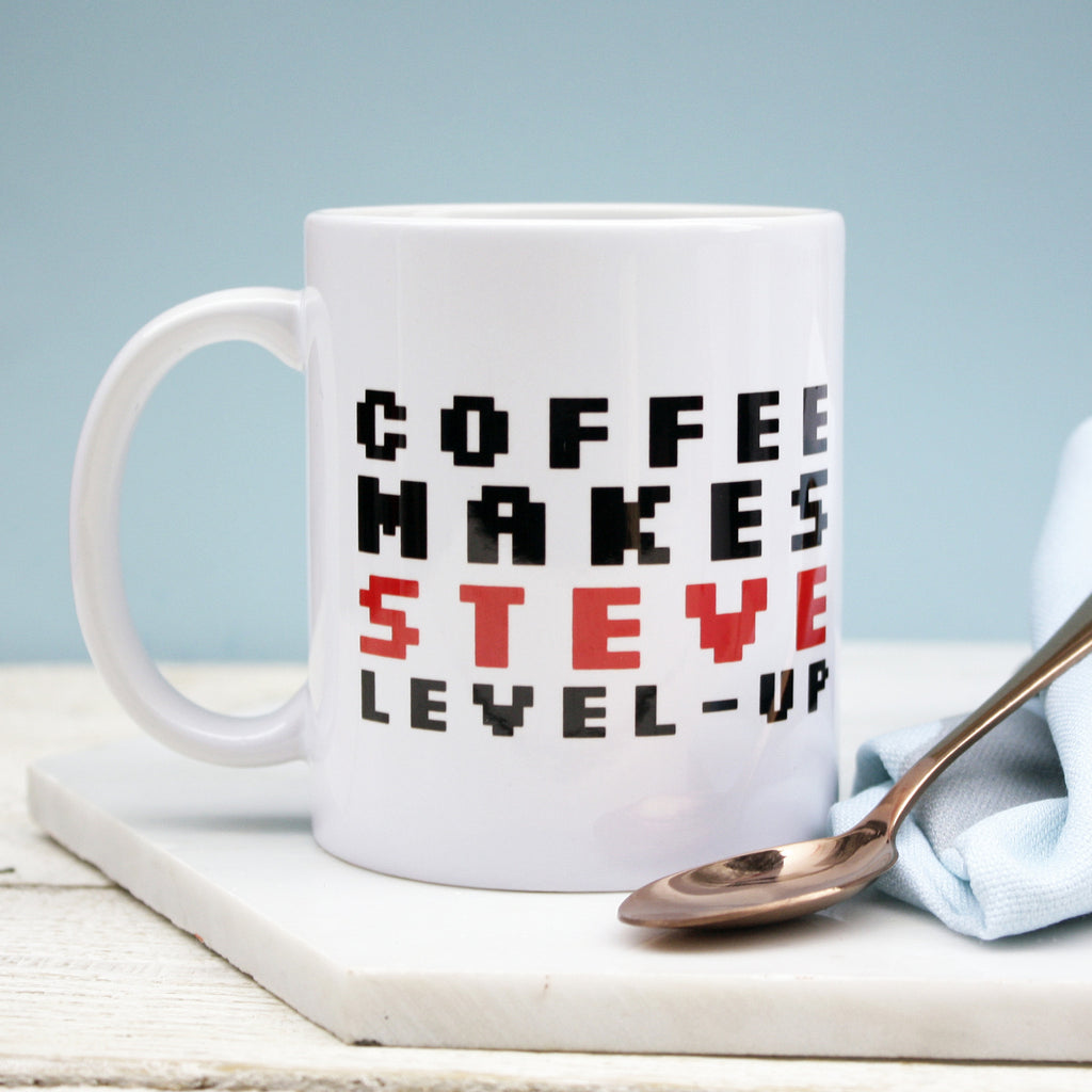 Personalised Level Up Mug