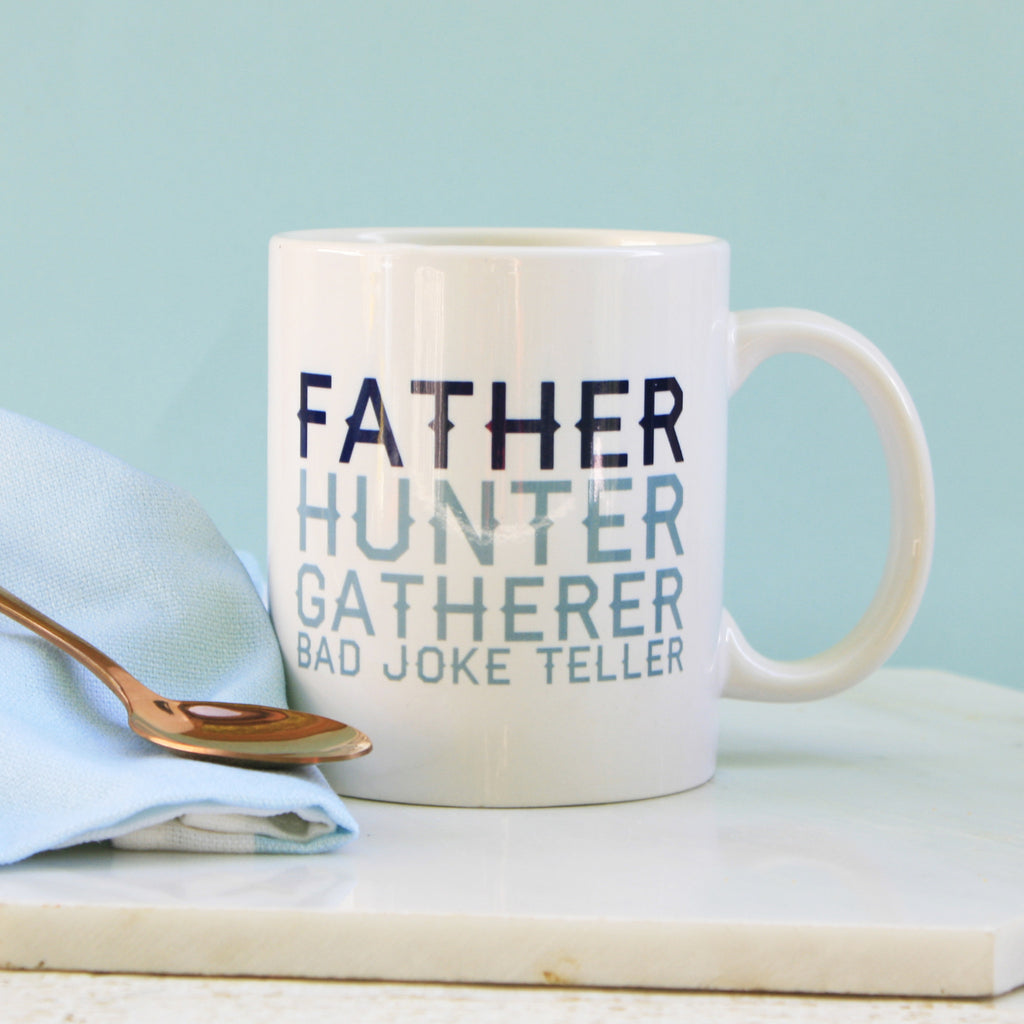 Personalised Father Hunter Gatherer Mug