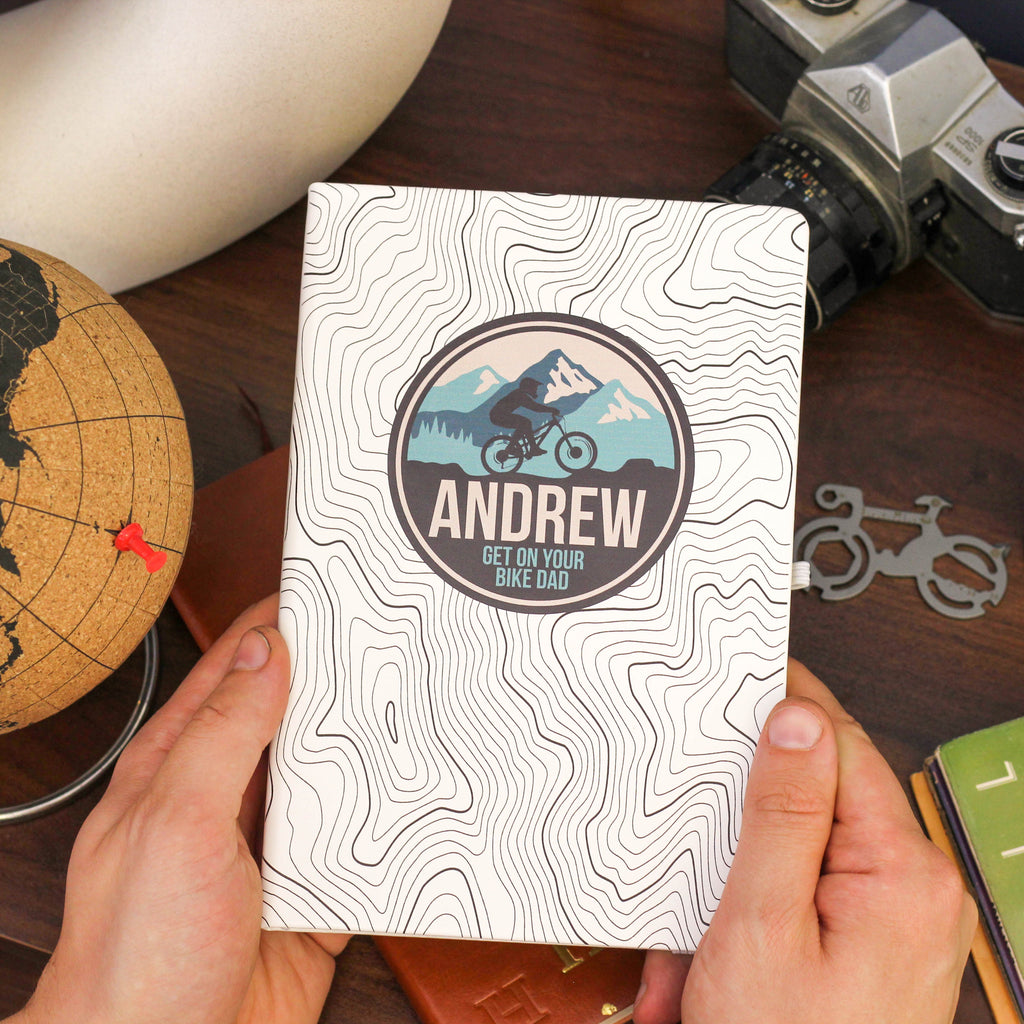Mountain Bike Personalised Travel Notebook