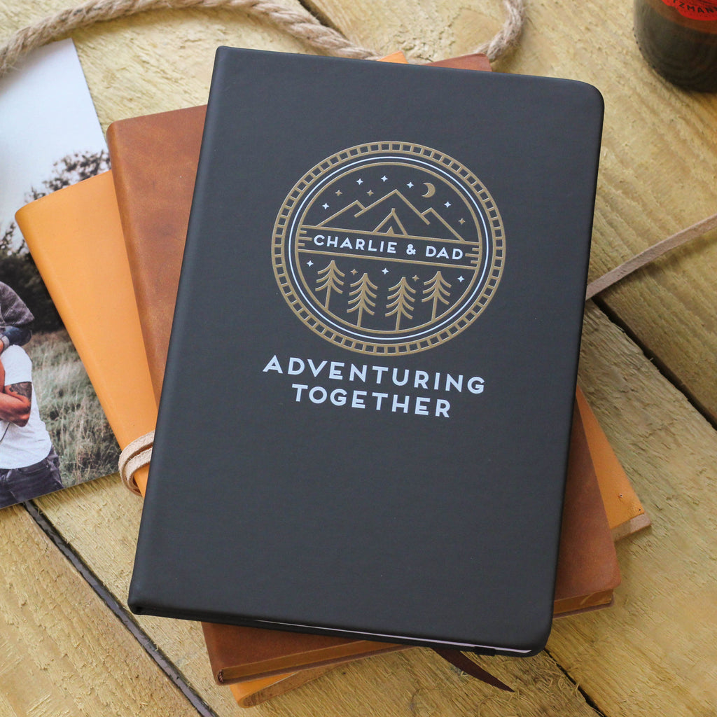 Personalised Adventure Note Book Travel Memories Gift