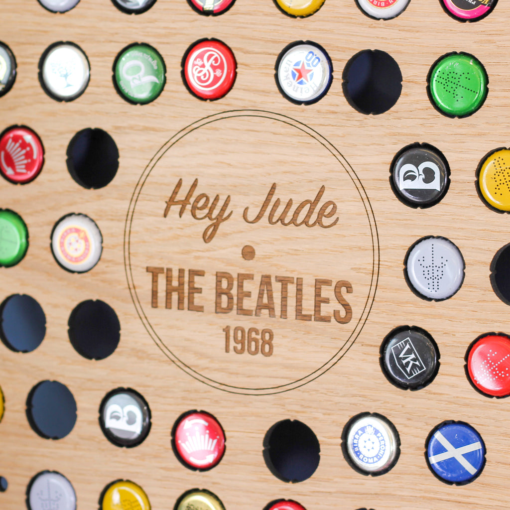Personalised Beer Cap Music Vinyl Collector For Home