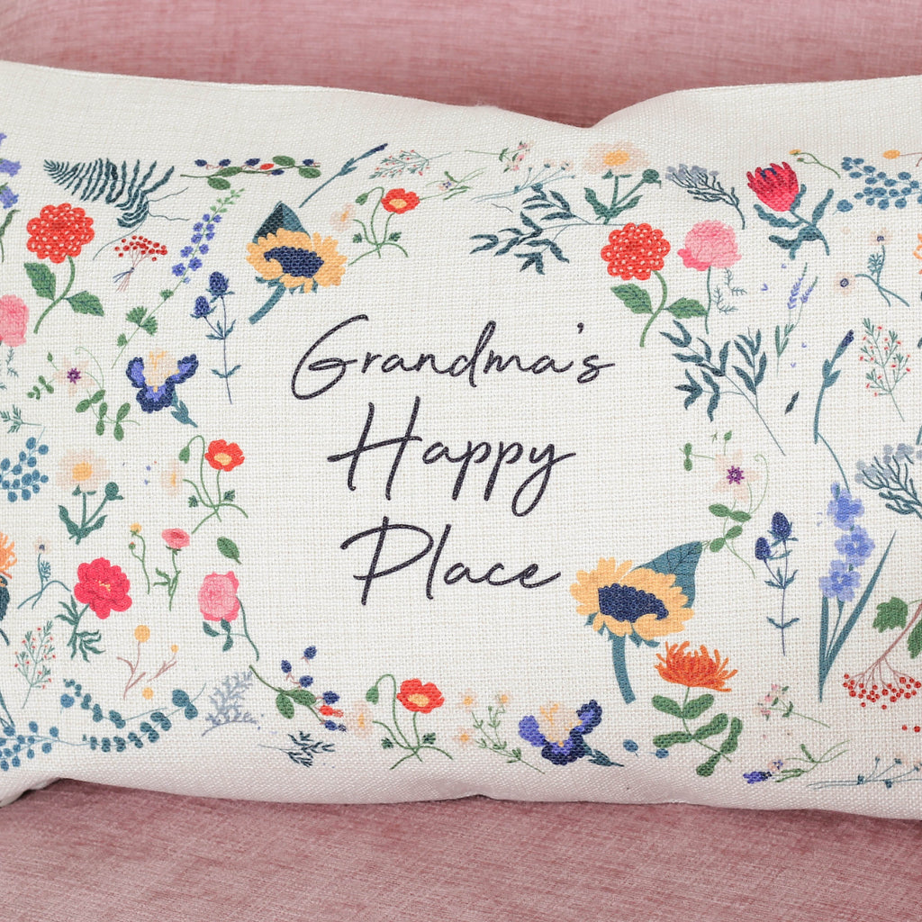 Personalised Botanical Floral Cushion For The Home