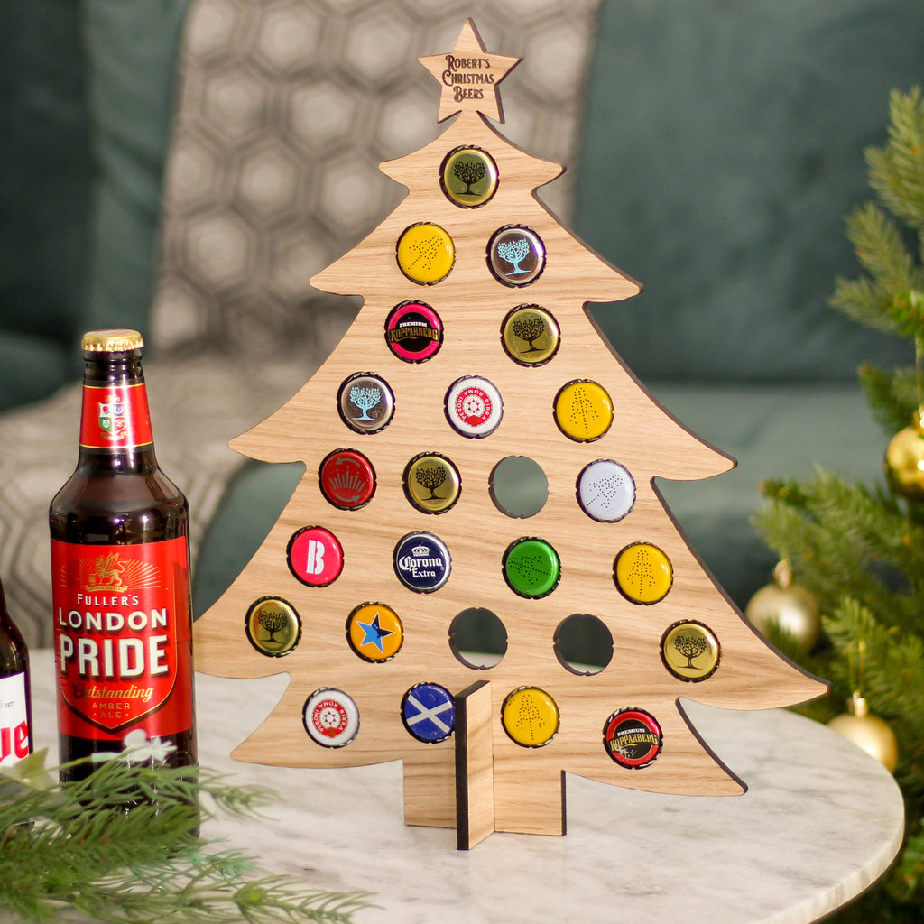 Personalised Christmas Bottle Collector Advent Calendar