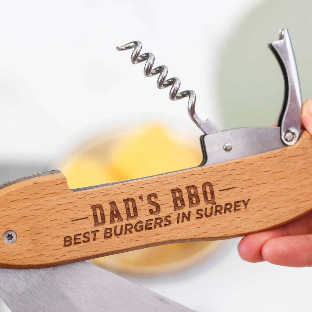Personalised Dad's Best Barbecue Multi Tool Gadget