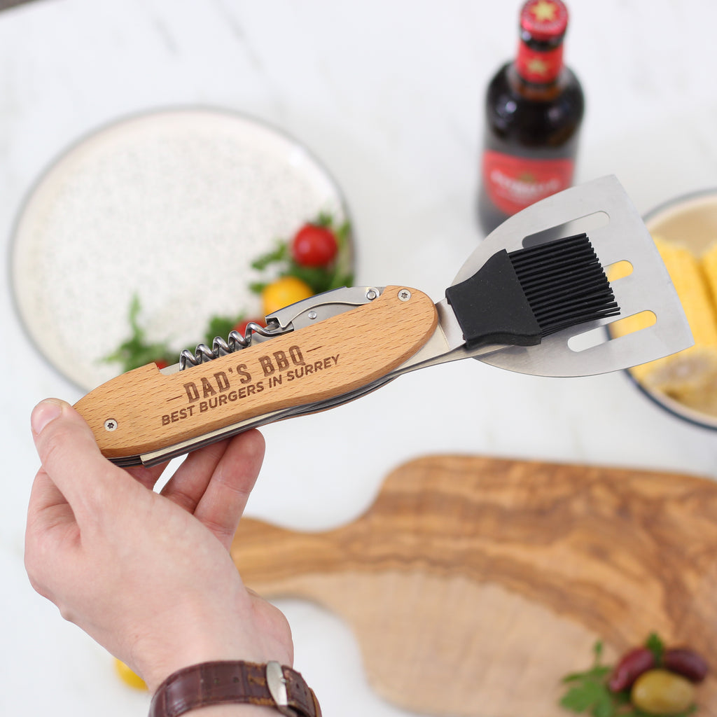 Personalised Dad's Best Barbecue Multi Tool Gadget