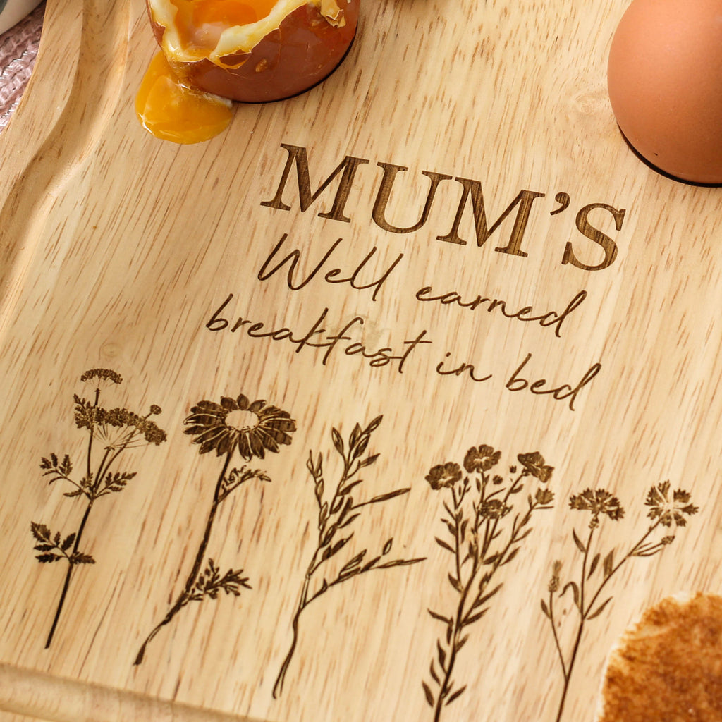 Personalised Dippy Eggs Board For Mum