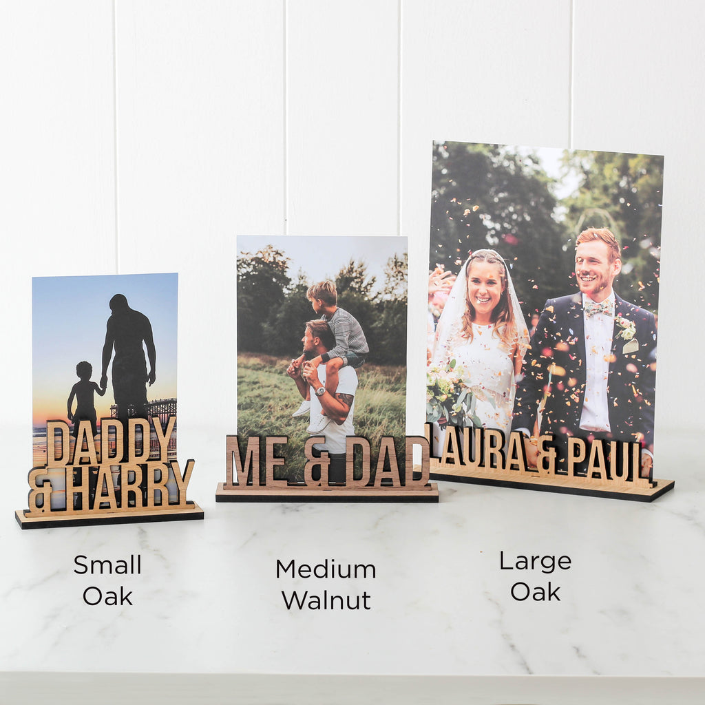 Personalised Me And Mum Photo Frame Holder Mother's Day