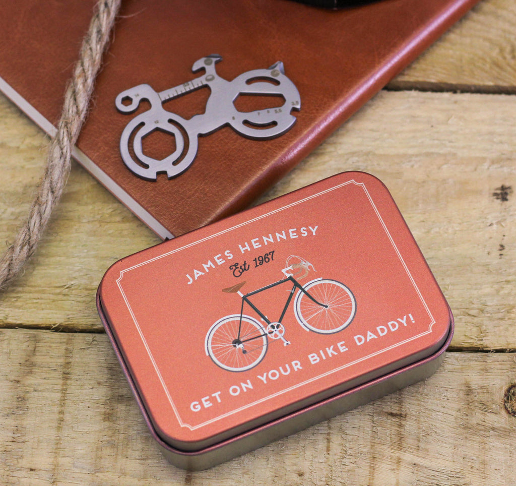 Personalised Retro Bike Multi Tool Gift Set