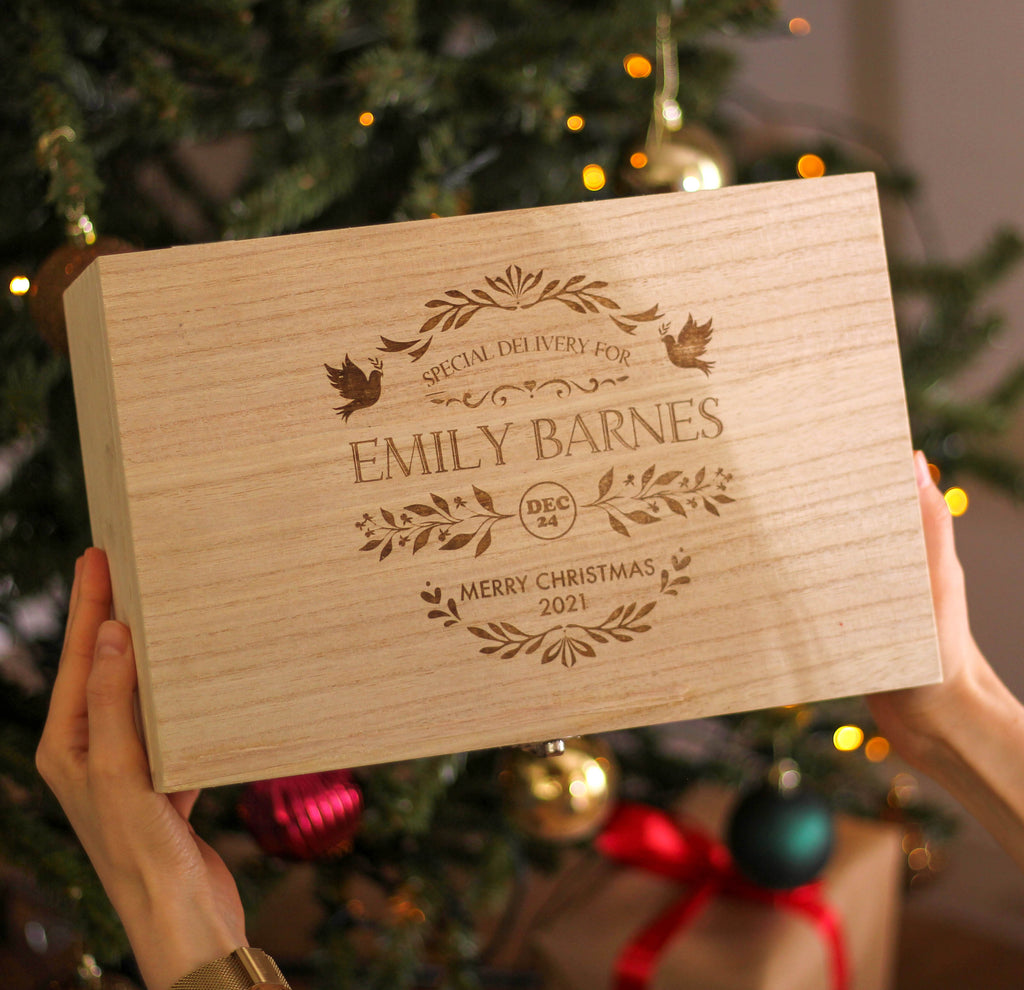 Personalised Special Delivery Christmas Keepsake Box