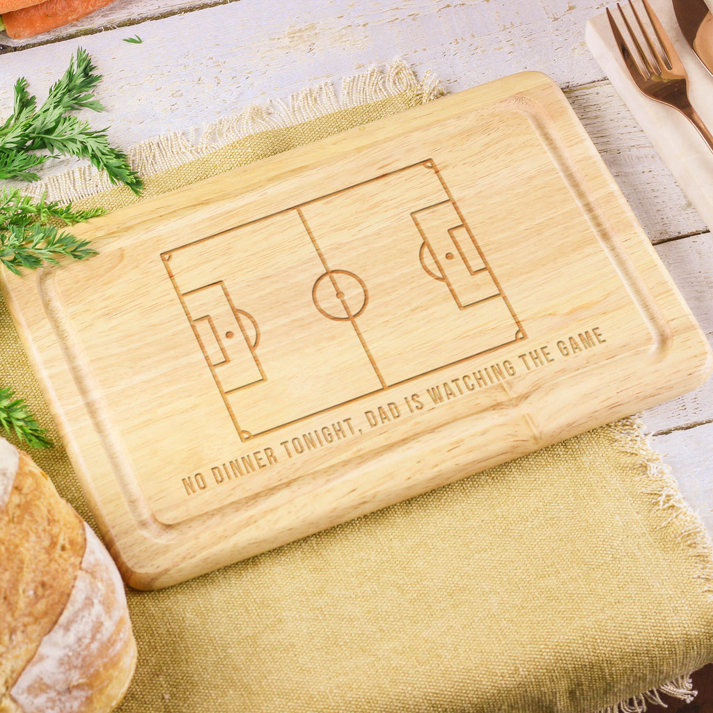 Personalised Football Pitch Chopping Board