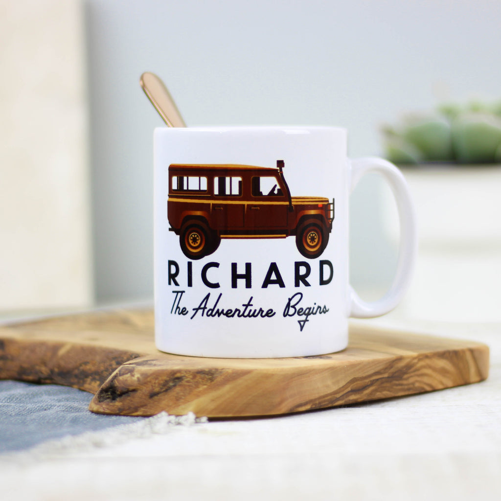 Personalised Truck Ceramic Mug Gift For The Home