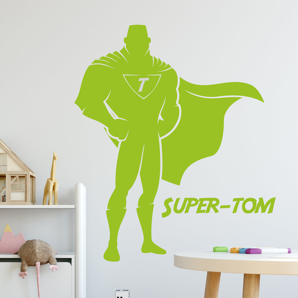 Super Hero Boys Room Wall Sticker