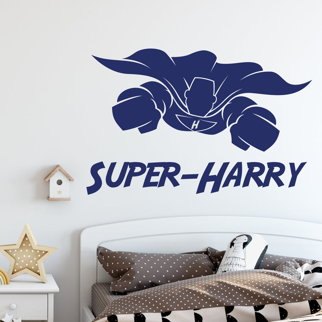 Super Hero Boys Room Wall Sticker