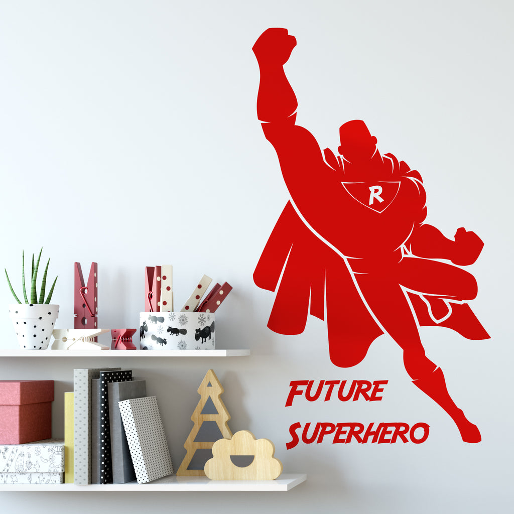 Super Hero Boys Room Wall Sticker