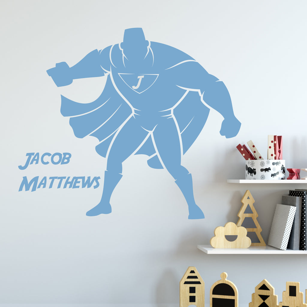 Super Hero Boys Room Wall Sticker