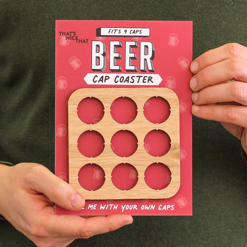 Beer Cap Collector Coaster Birthday Gift For Dad