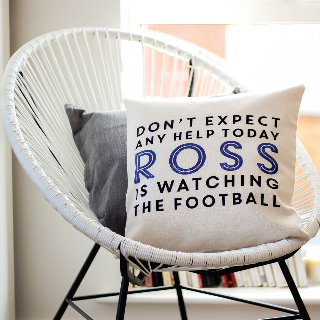 Personalised Don't Expect Any Help Cushion