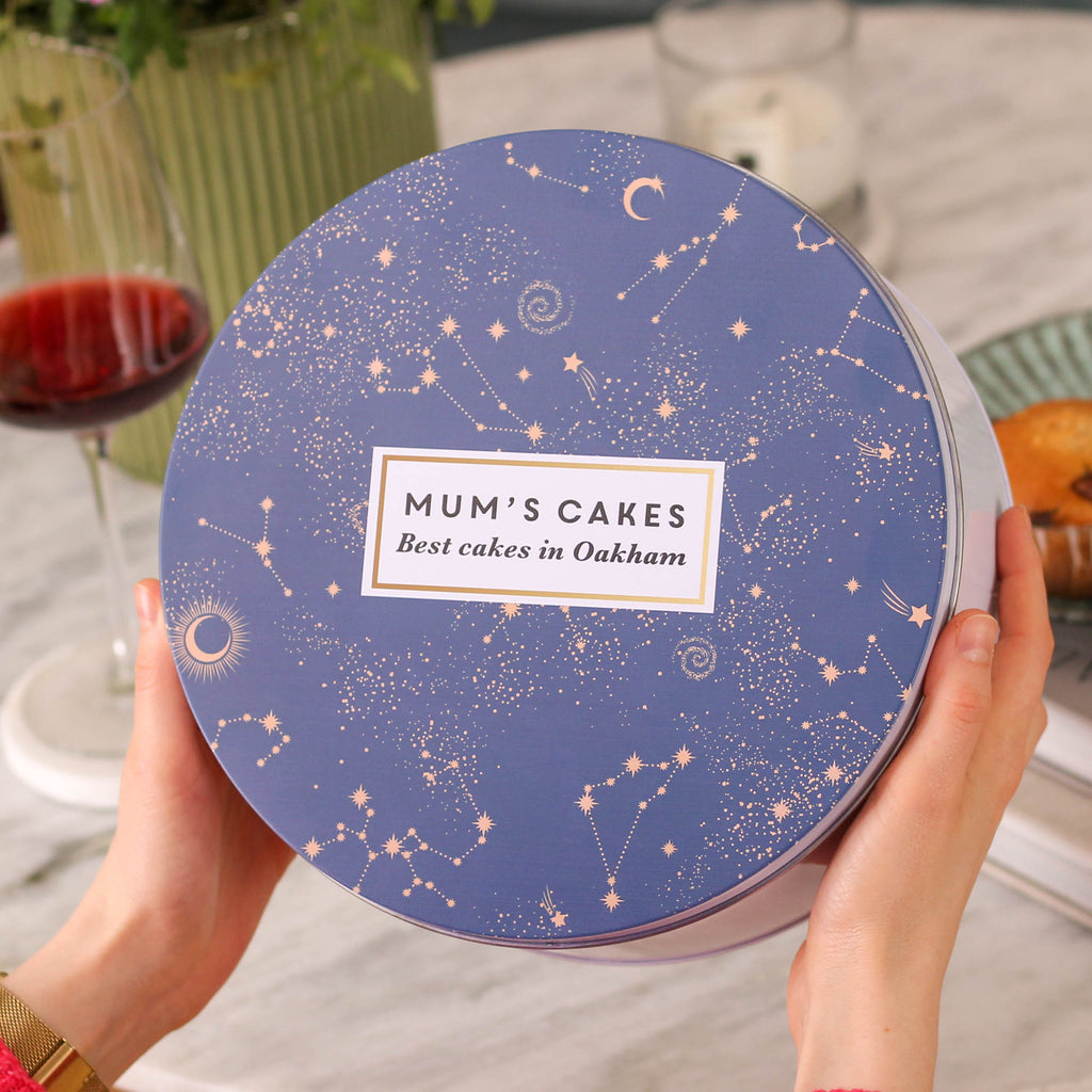 Personalised Stars Cake Baking Tin Gift For Her