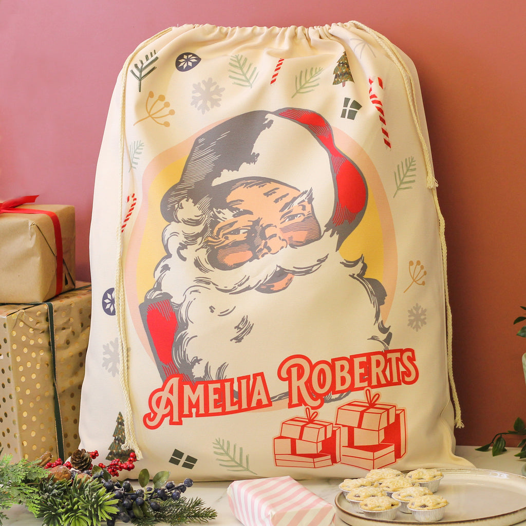 Personalised Santas Sack Christmas Gift For Kids