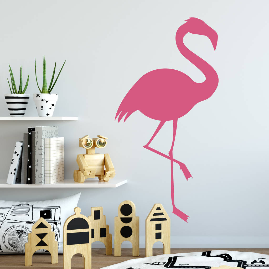 Personalised Flamingo Wall Sticker