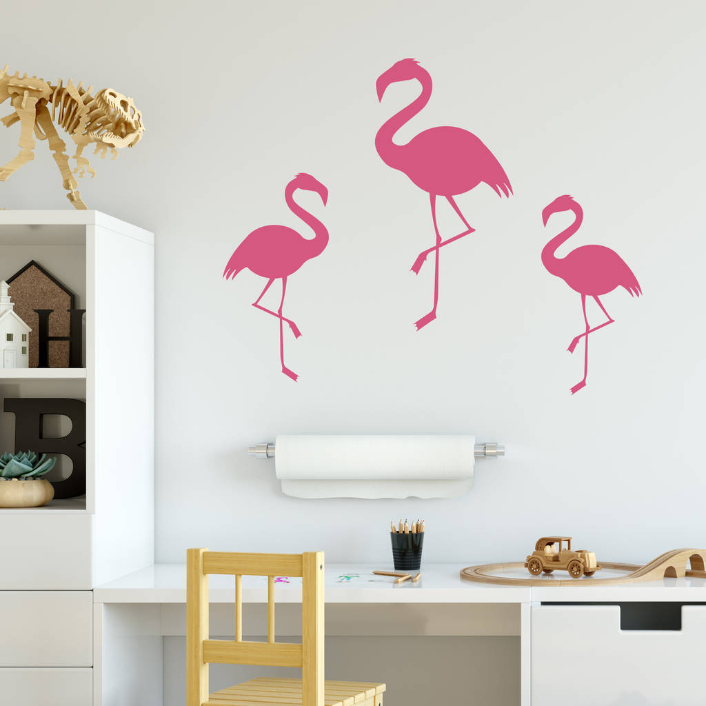 Personalised Flamingo Wall Sticker