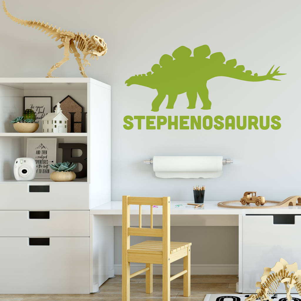 Personalised Dinosaur Wall Sticker