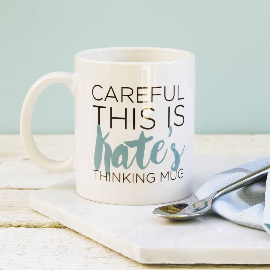 Personalised Thinking Mug